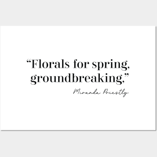 Florals for spring, groundbreaking. Posters and Art